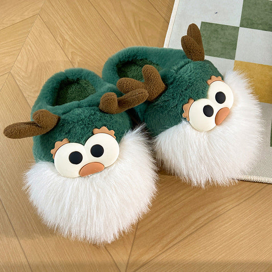 Cozy Up in These Adorable Christmas Deer Slippers