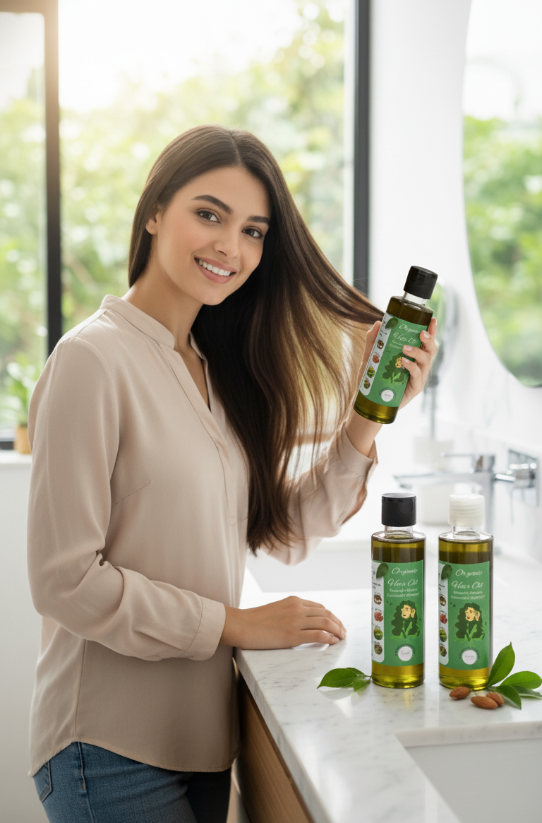 Pure Organic Hair Oil – 100% Natural Hair Care