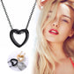 Rose Gold Love Heart Pendant Necklace – Romantic Gift for Her