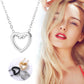 Rose Gold Love Heart Pendant Necklace – Romantic Gift for Her