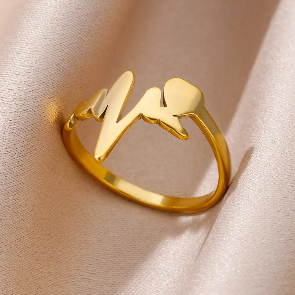 Gold Evil Eye Stainless Steel Ring for Women – Luxury Vintage Gift